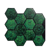 Forest Green peel and Stick Wall Tile | Hexagon Kitchen Backsplash Tiles | self Adhesive Tiles for Home Décor from Mosaicowall
